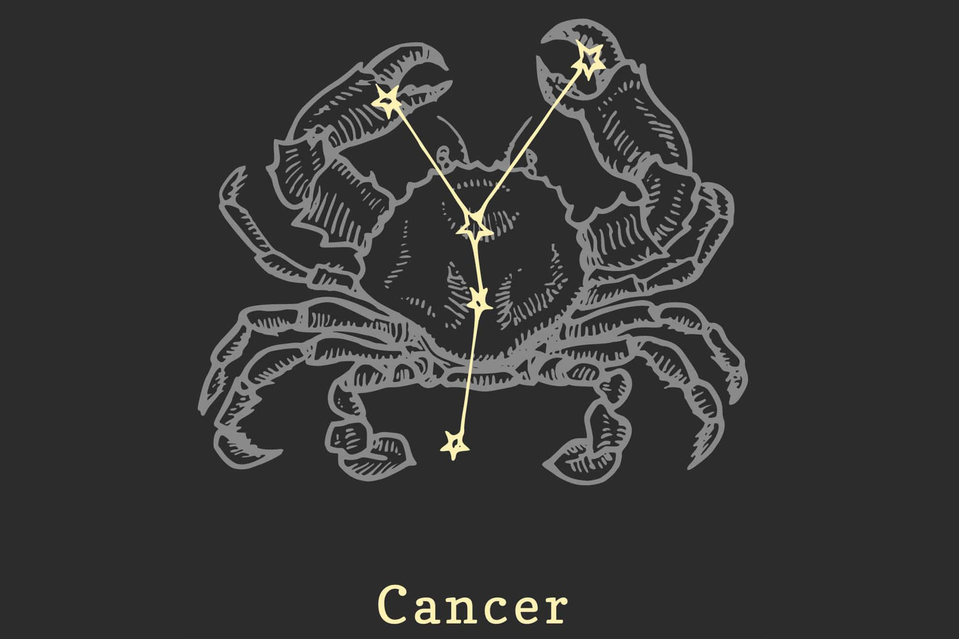 Cáncer Zodiacal Fondo de pantalla