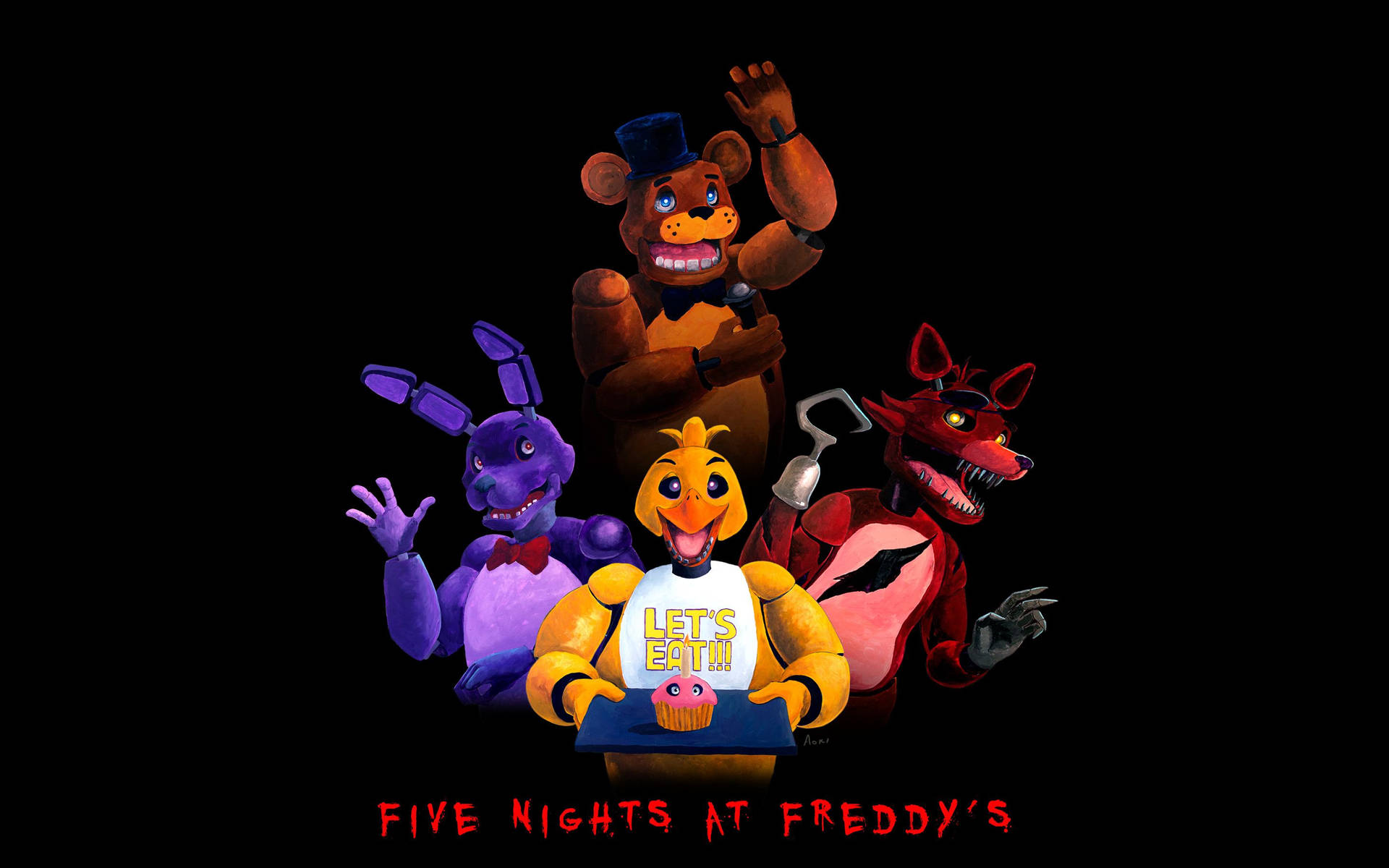 fnaf wallpaper 1920x1080 download free  Fnaf wallpapers Moving wallpapers  Fnaf