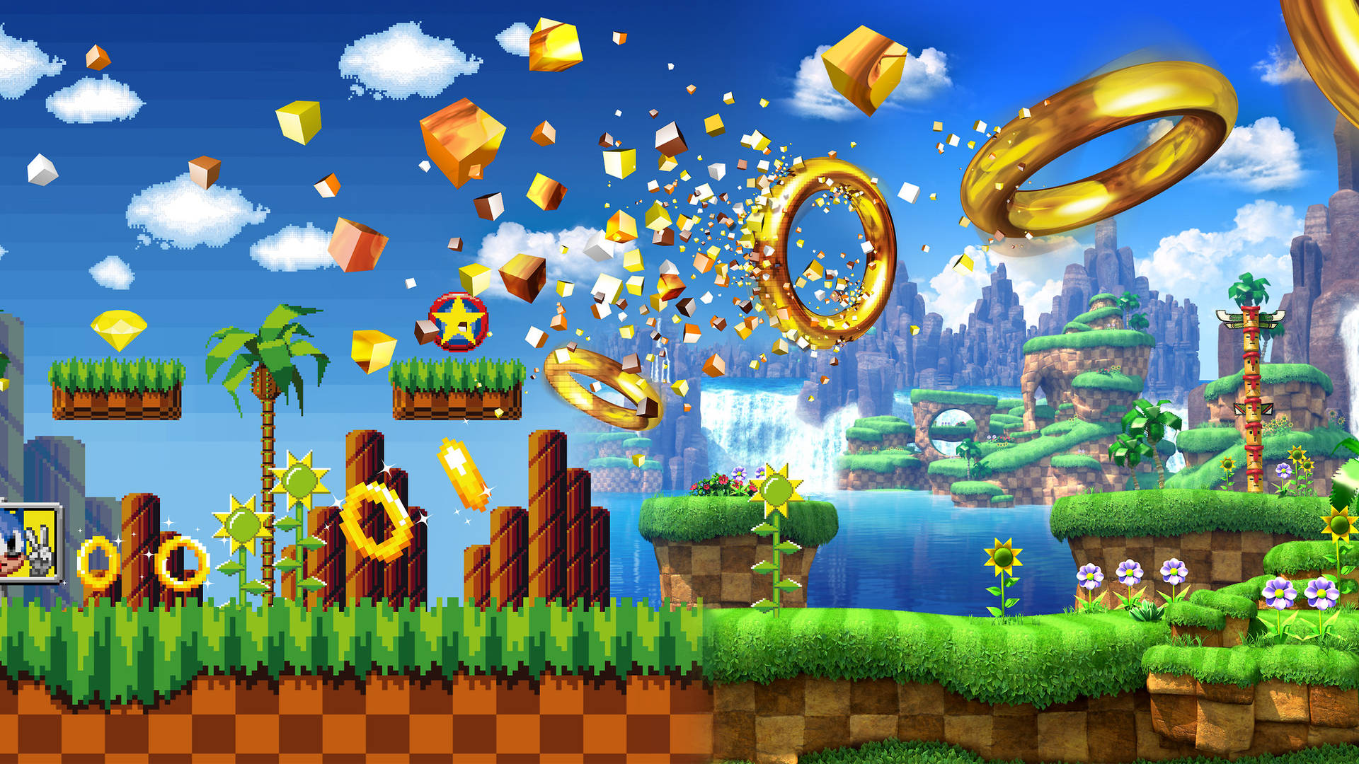 Sonic Mania Background Green Hill Zone Green Hill Zon - vrogue.co