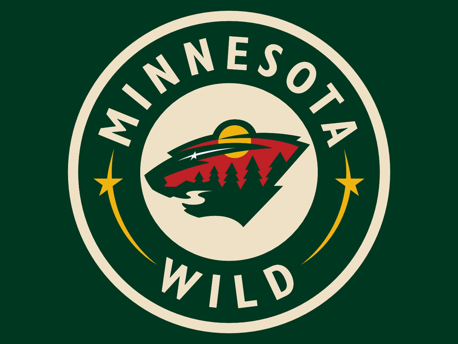 2003 Minnesota Wild Logo Wallpaper