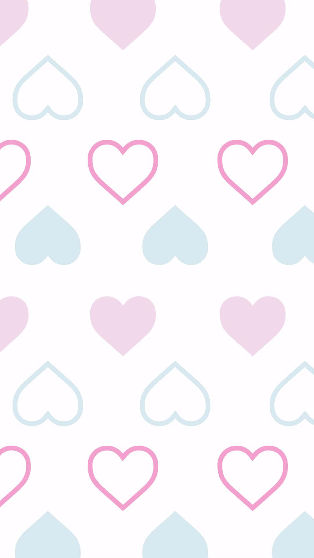 Download Transparent Hearts Aesthetic VSCO Pattern Background ...