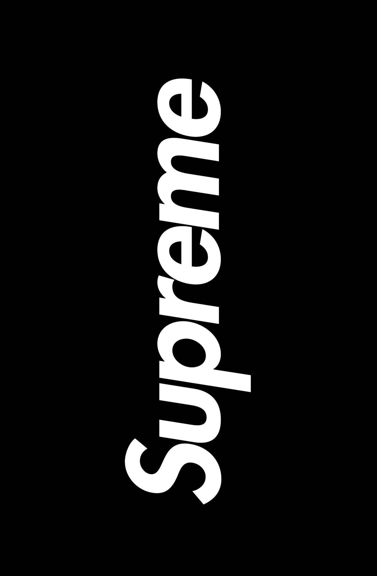 Supreme Logo Black