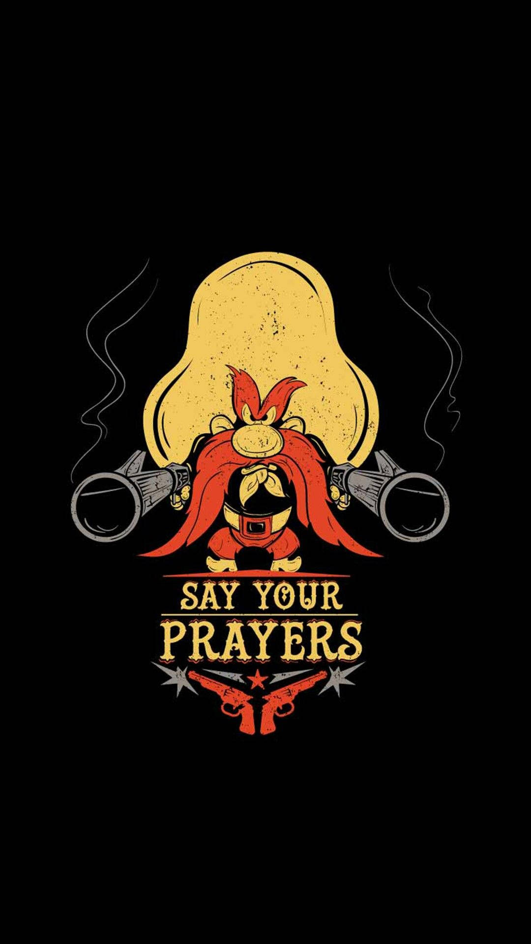 Black Yosemite Sam Mobile Wallpaper