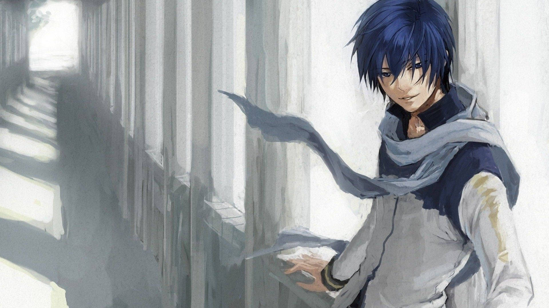 Anime Boy Blue Hair Wallpapers  Wallpaper Cave