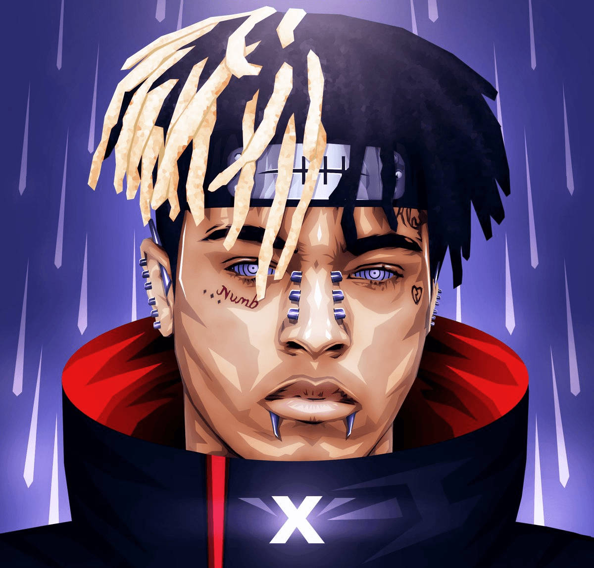 [100+] Xxxtentacion Tecknad Wallpaper | Wallpapers.com