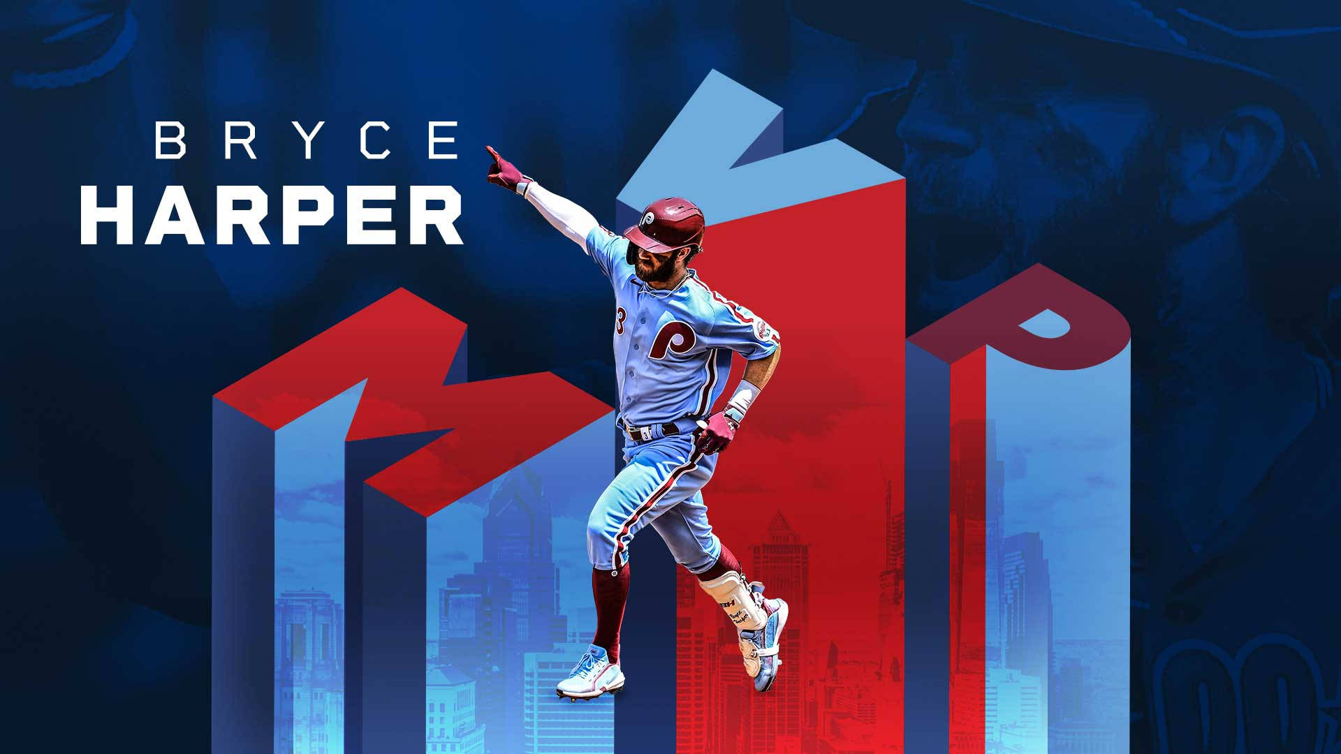 Bryce Harper Blue Mvp Wallpaper