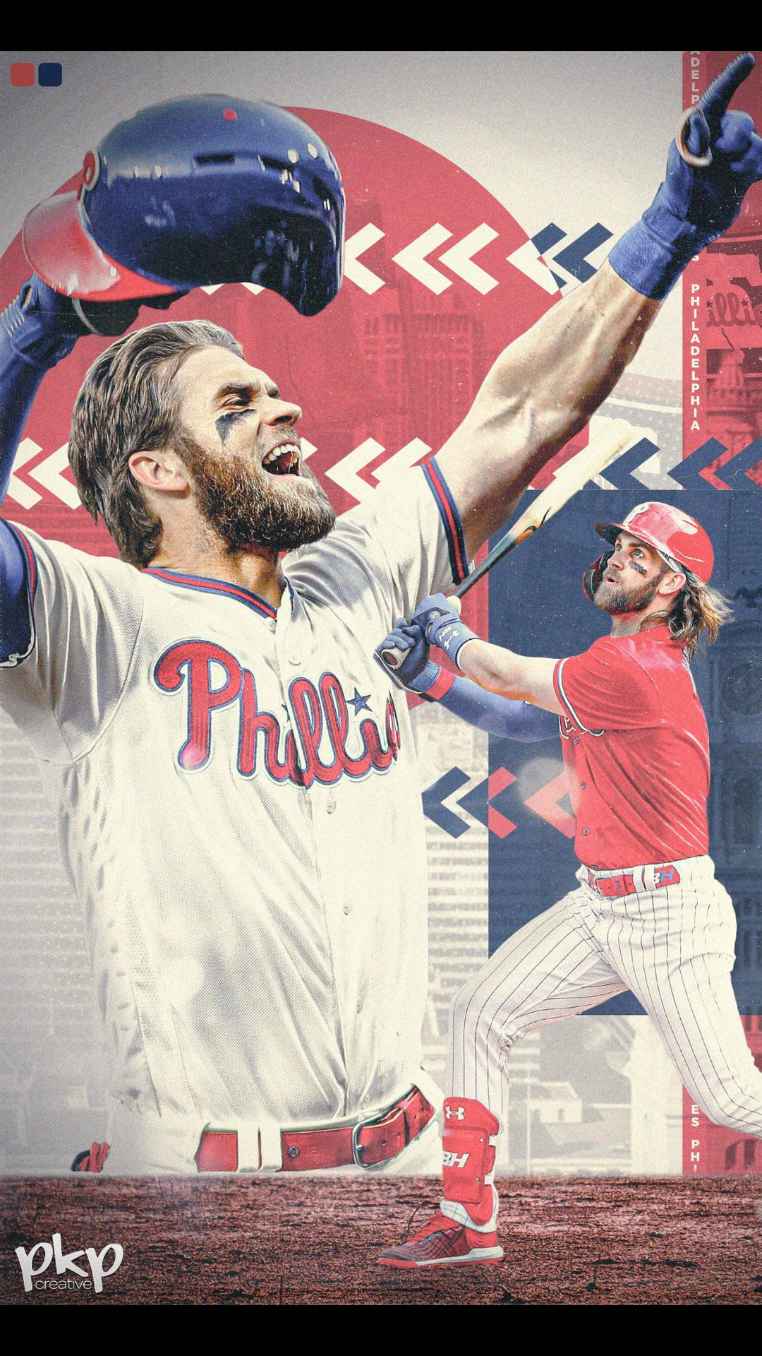 Majestic Bryce Harper Wall Mural Wallpaper