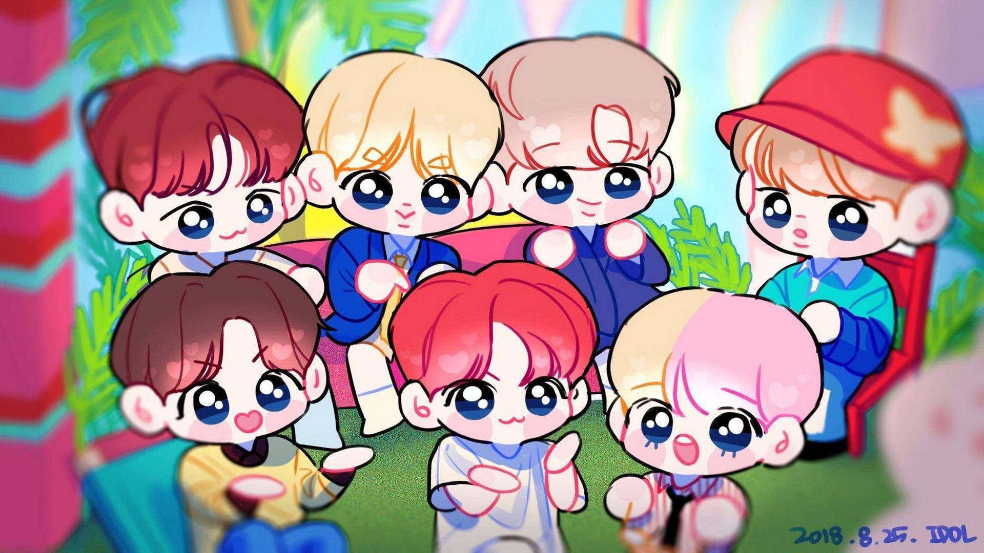 Top 999+ Bts Chibi Wallpaper Full HD, 4K Free to Use