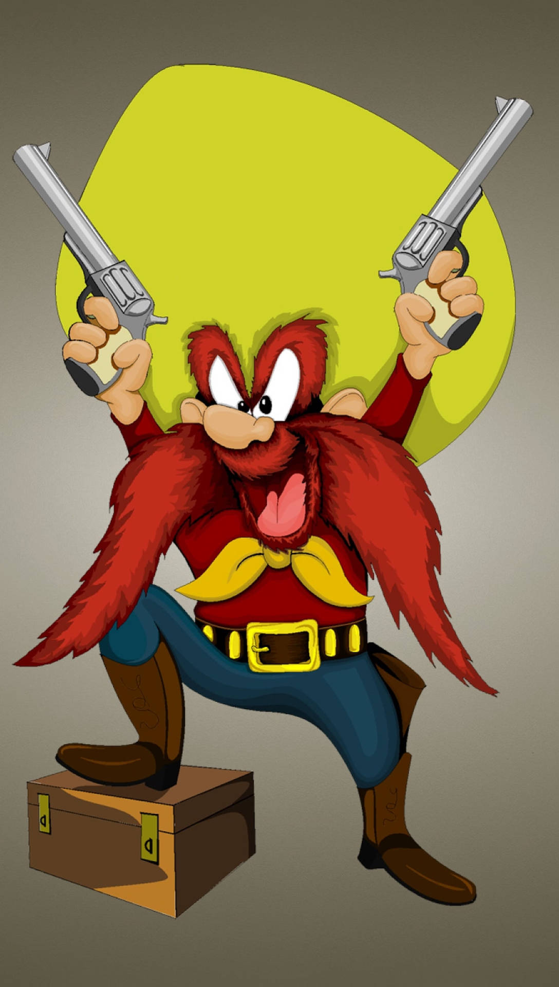 Cowboy Yosemite Sam Mobile Wallpaper