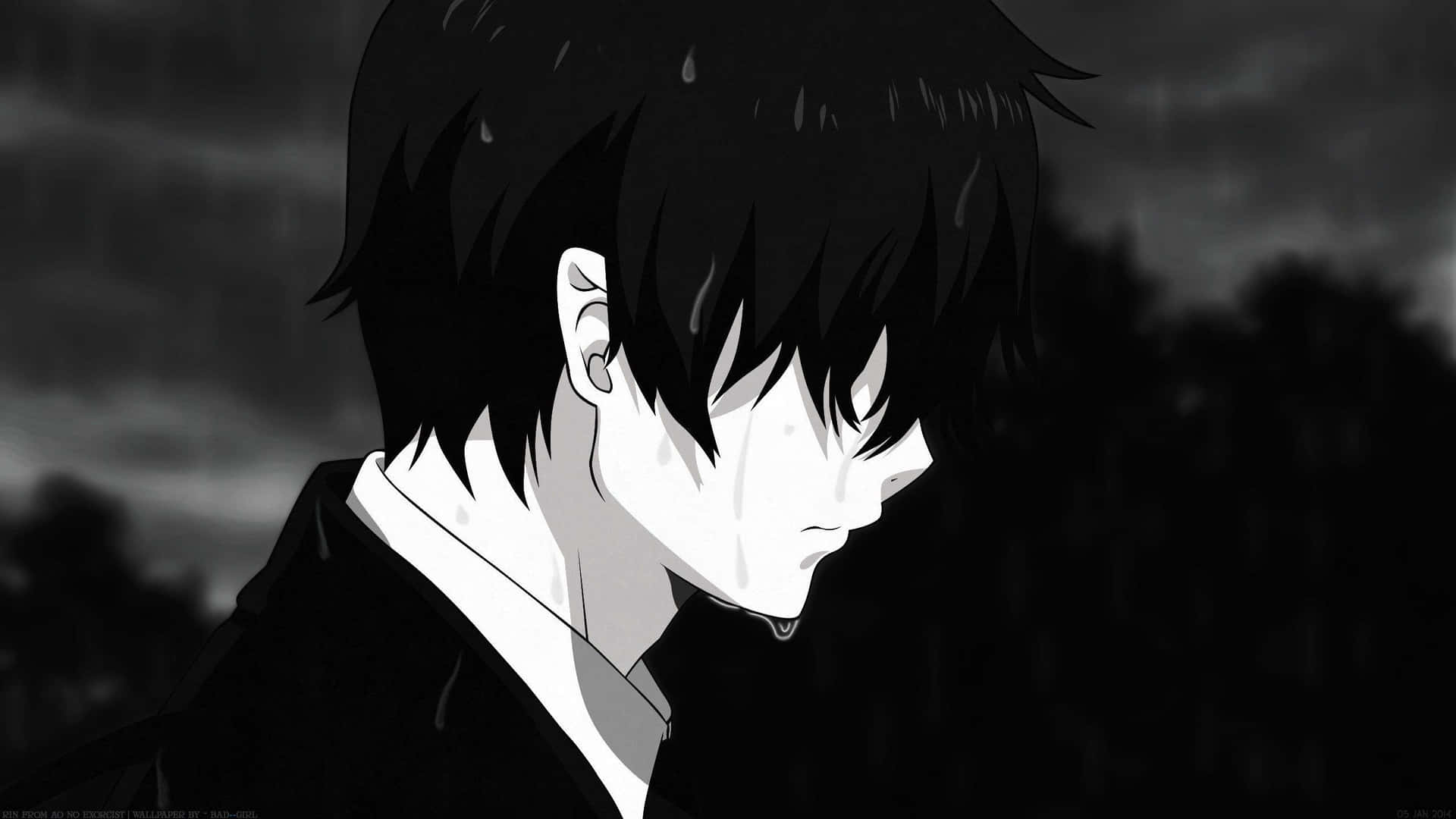 Crying anime boy Sad Crying Anime Boy HD phone wallpaper  Pxfuel