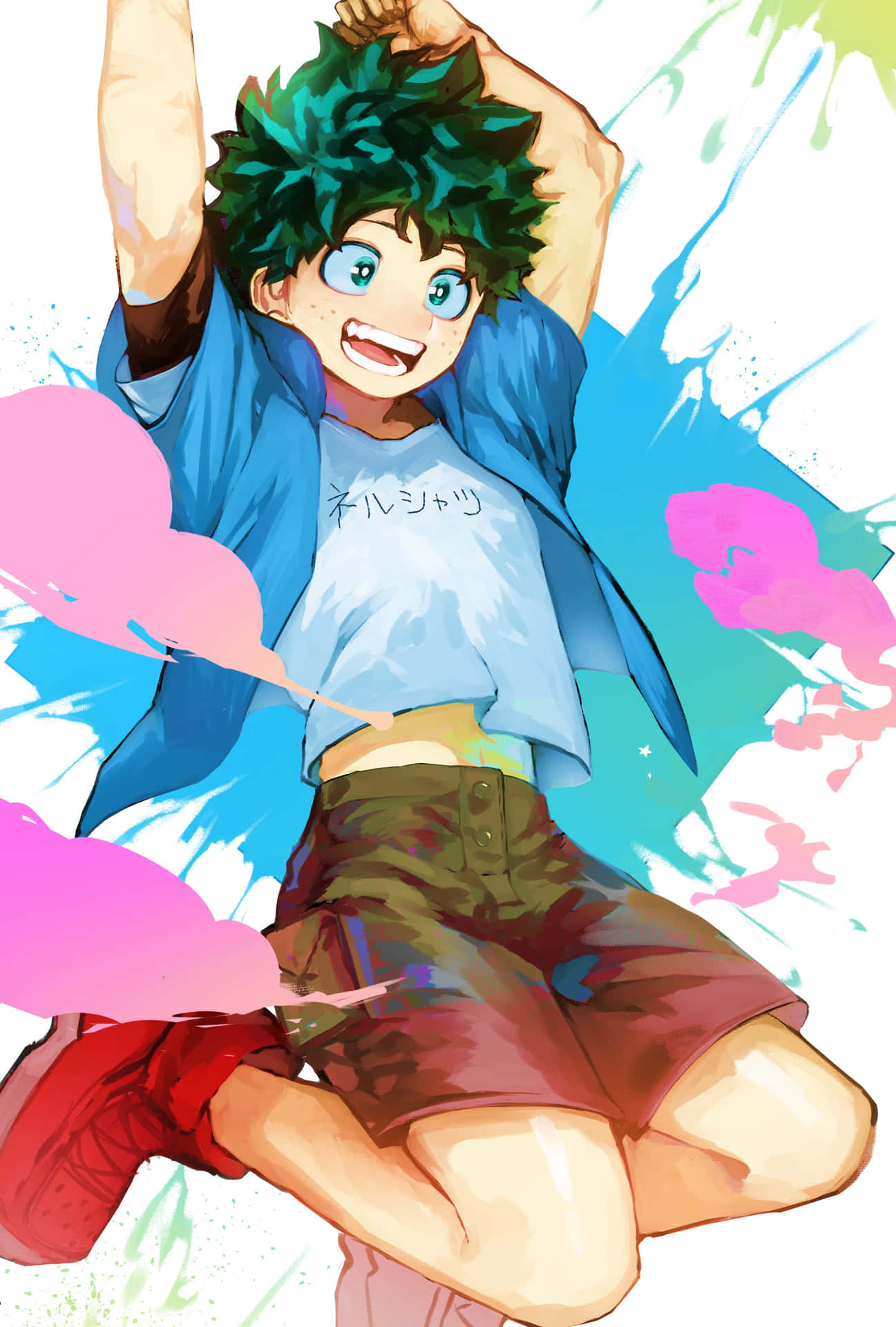 Cute Deku Color Splash Picture