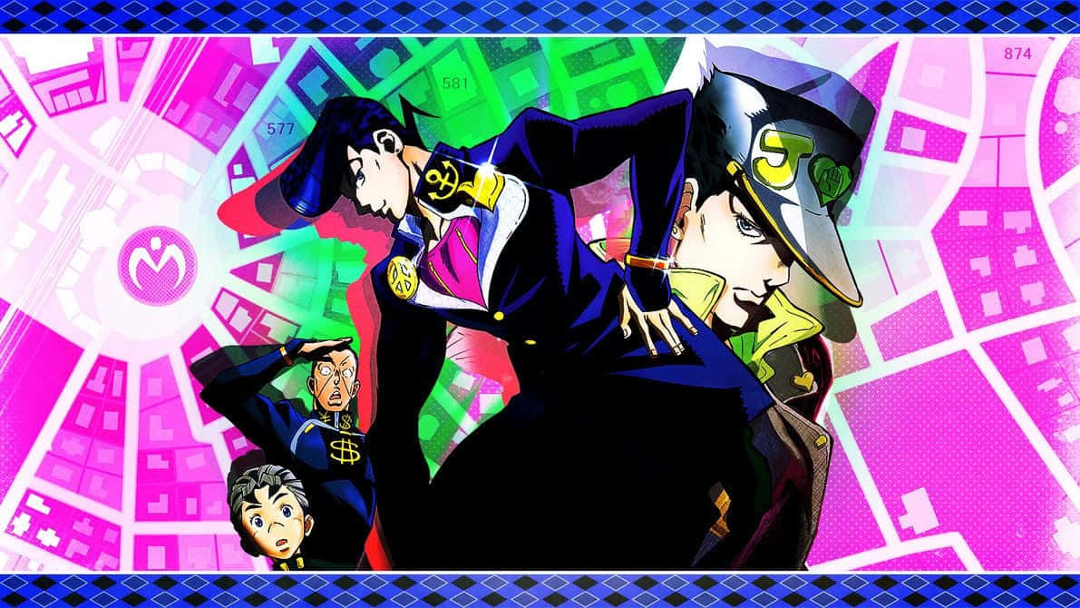 Títulodiamond Is Unbreakable - La Aventura Comienza. Fondo de pantalla