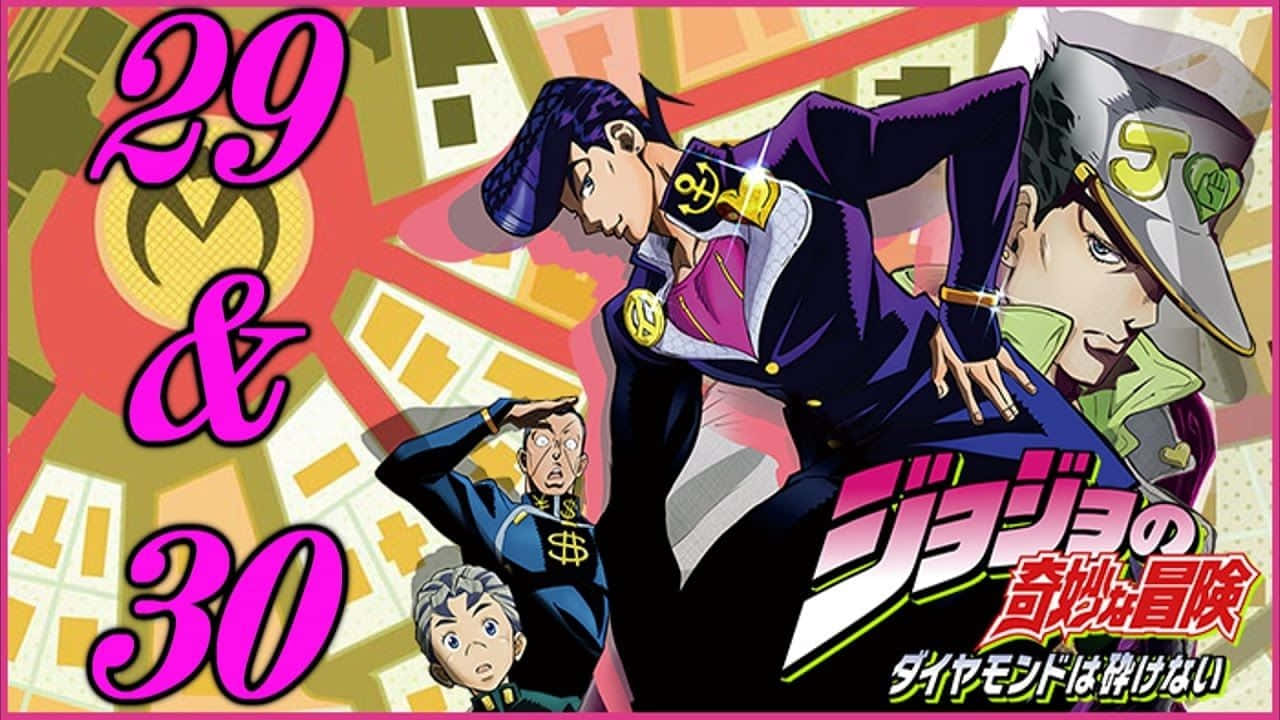 Aventuraemocionante En El Fondo De Pantalla De Diamond Is Unbreakable Fondo de pantalla