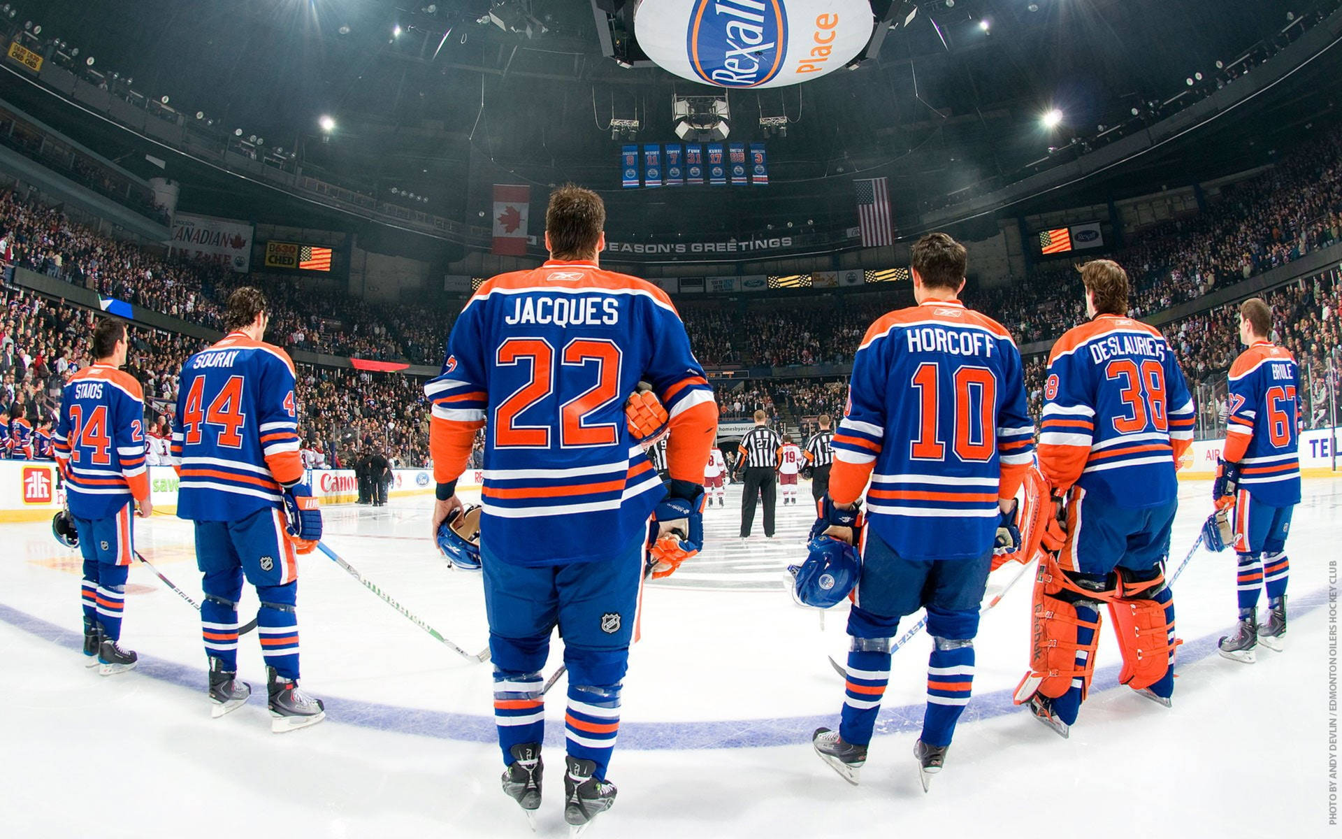 Edmonton Oilers Ice Hockey NHL Wallpaper