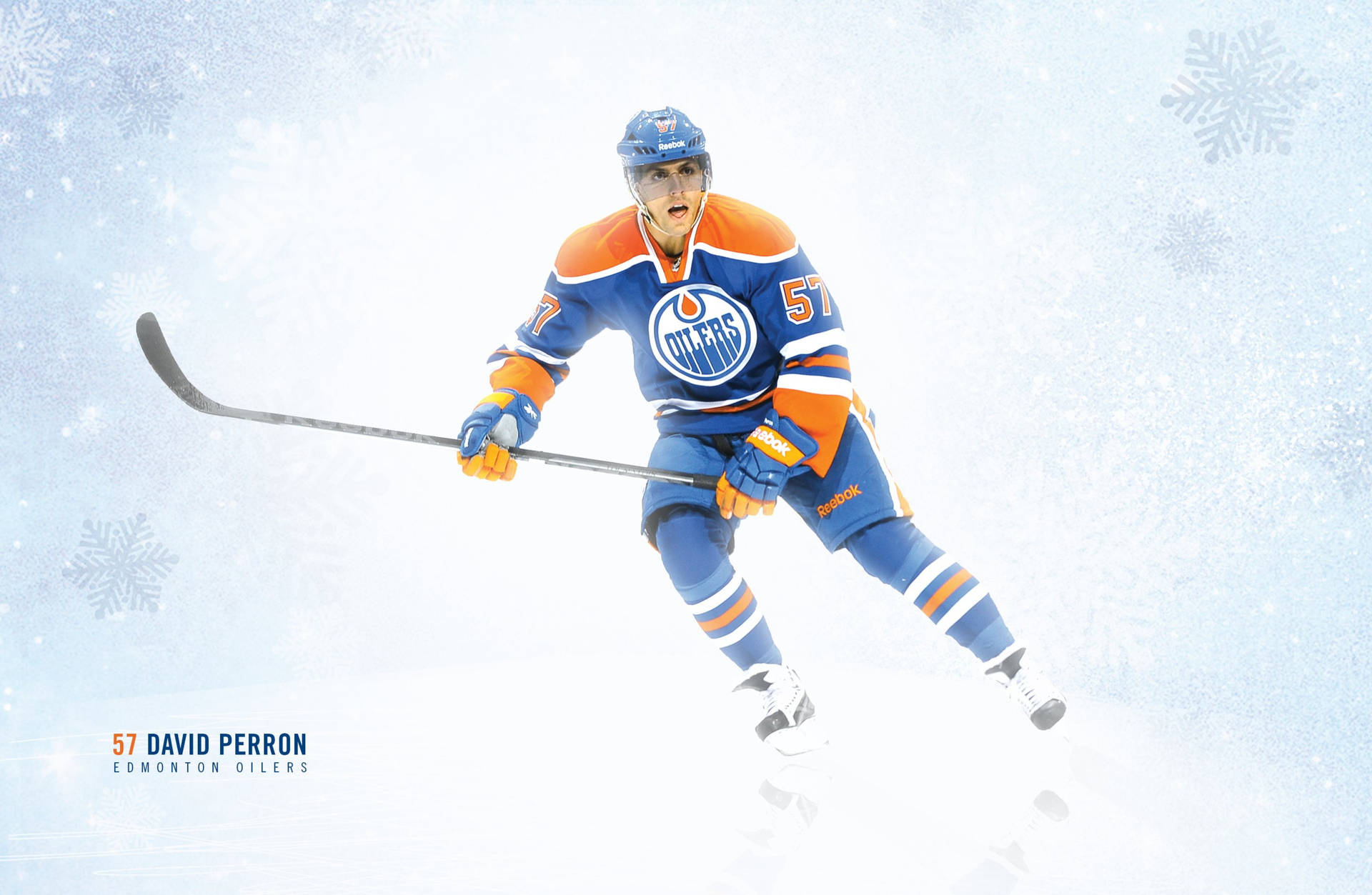 Edmonton Oilers NHL 57 Perron Art Wallpaper