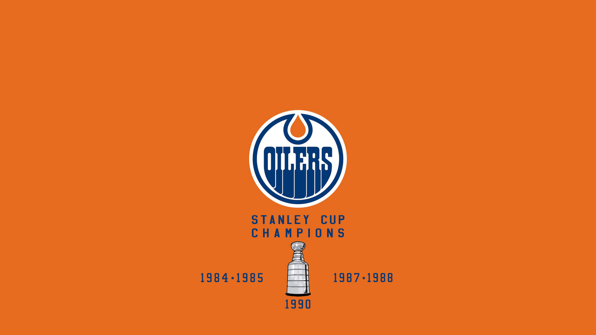 Edmonton Oilers Stanley Cup Champions Wallpaper