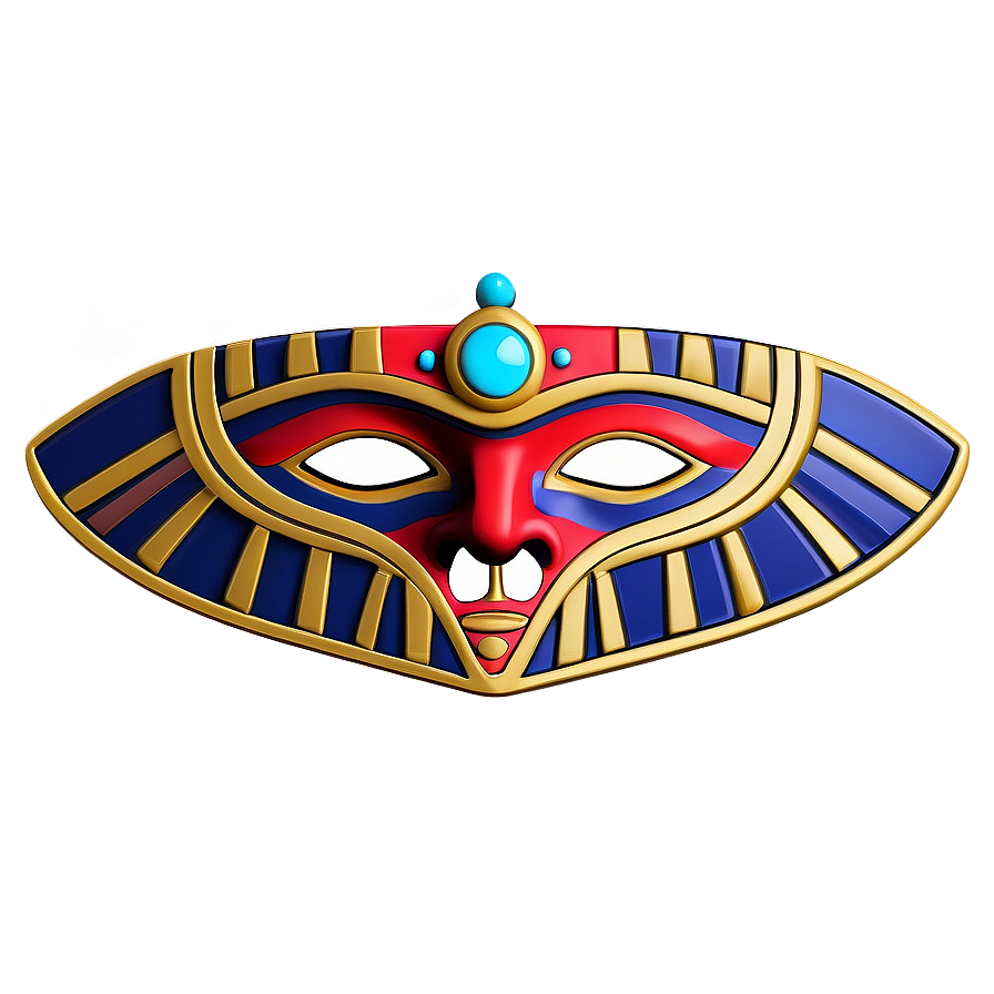 Download Egyptian Pharaoh Mask Png 05042024 | Wallpapers.com