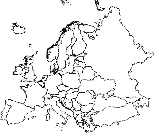 Download Europe Outline Map | Wallpapers.com