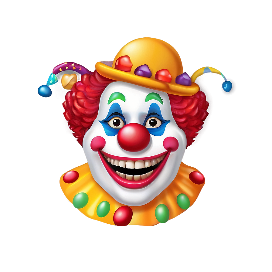 Download Festive Clown Emoji Png Iao62 | Wallpapers.com