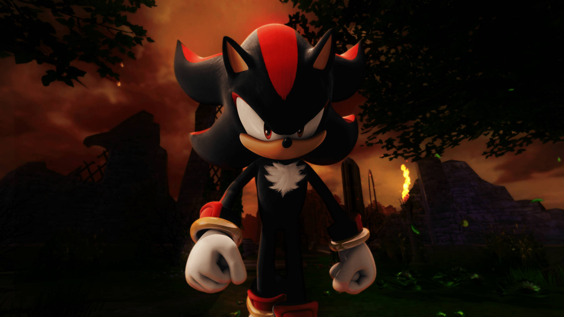 Furious Shadow The Hedgehog PFP Sega Character Wallpaper