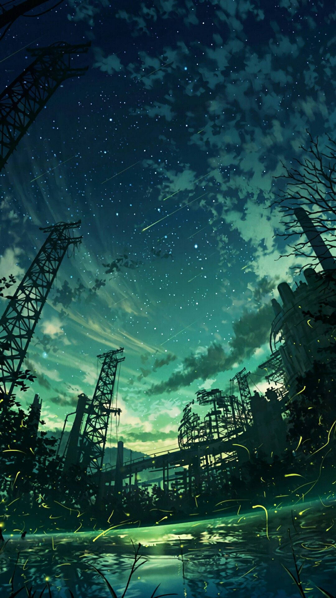 Green anime aesthetic HD wallpapers  Pxfuel