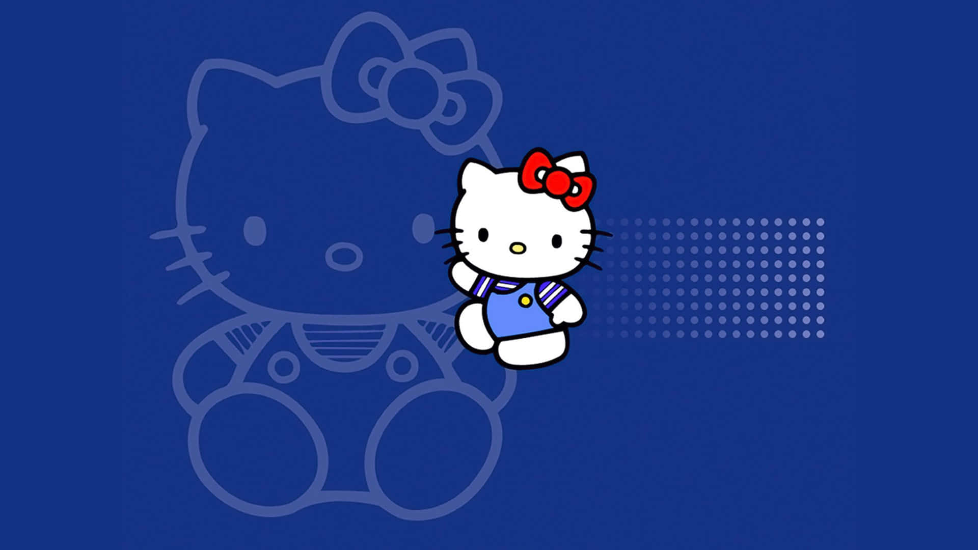 Blue Hello Kitty Wallpaper