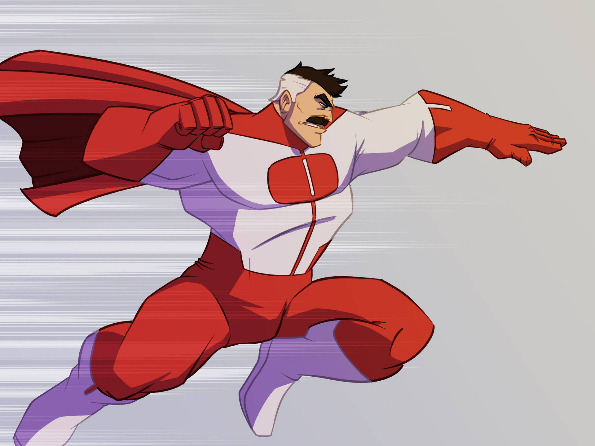 Invincible Speeding Omni-man Wallpaper