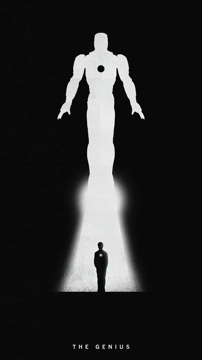 Download Iron Man Black And White Wallpaper 