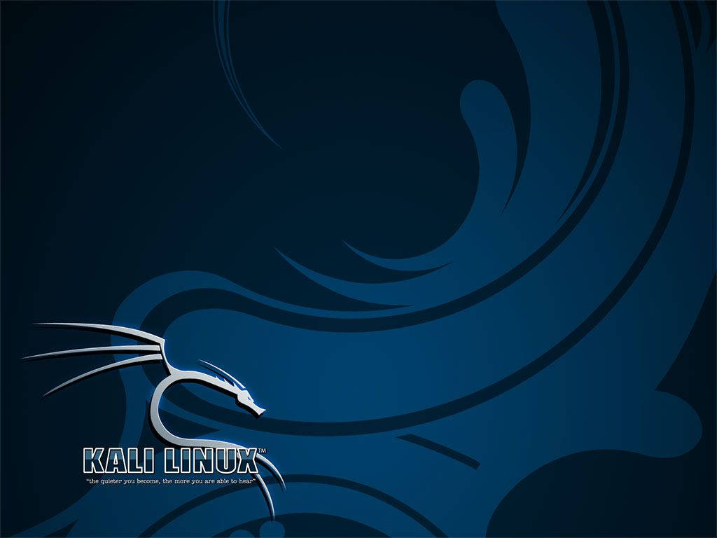 Kali Linux Blue Poster Wallpaper