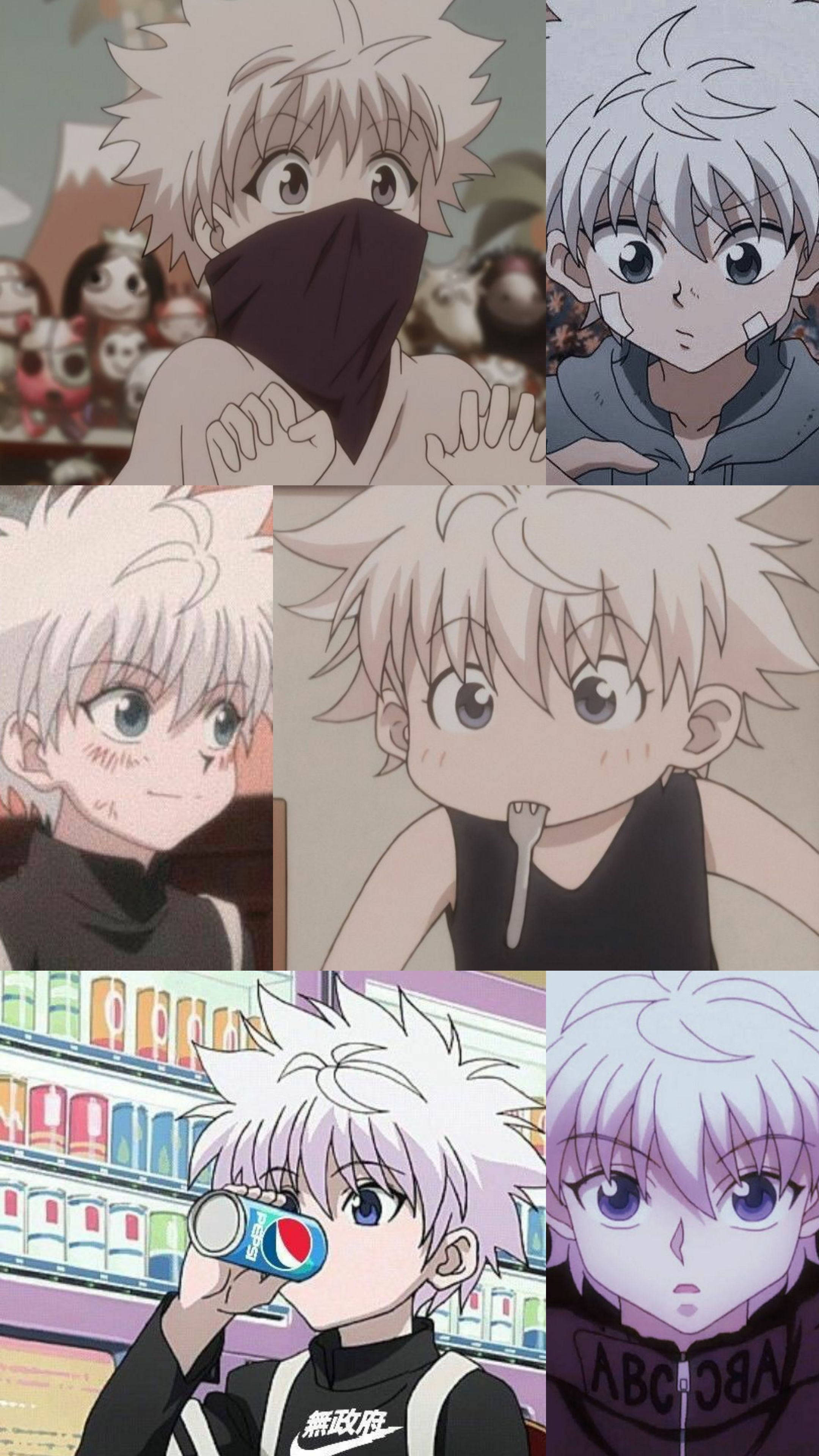 Kawaii Hunter X Hunter Killua PFP Anime Collage Wallpaper