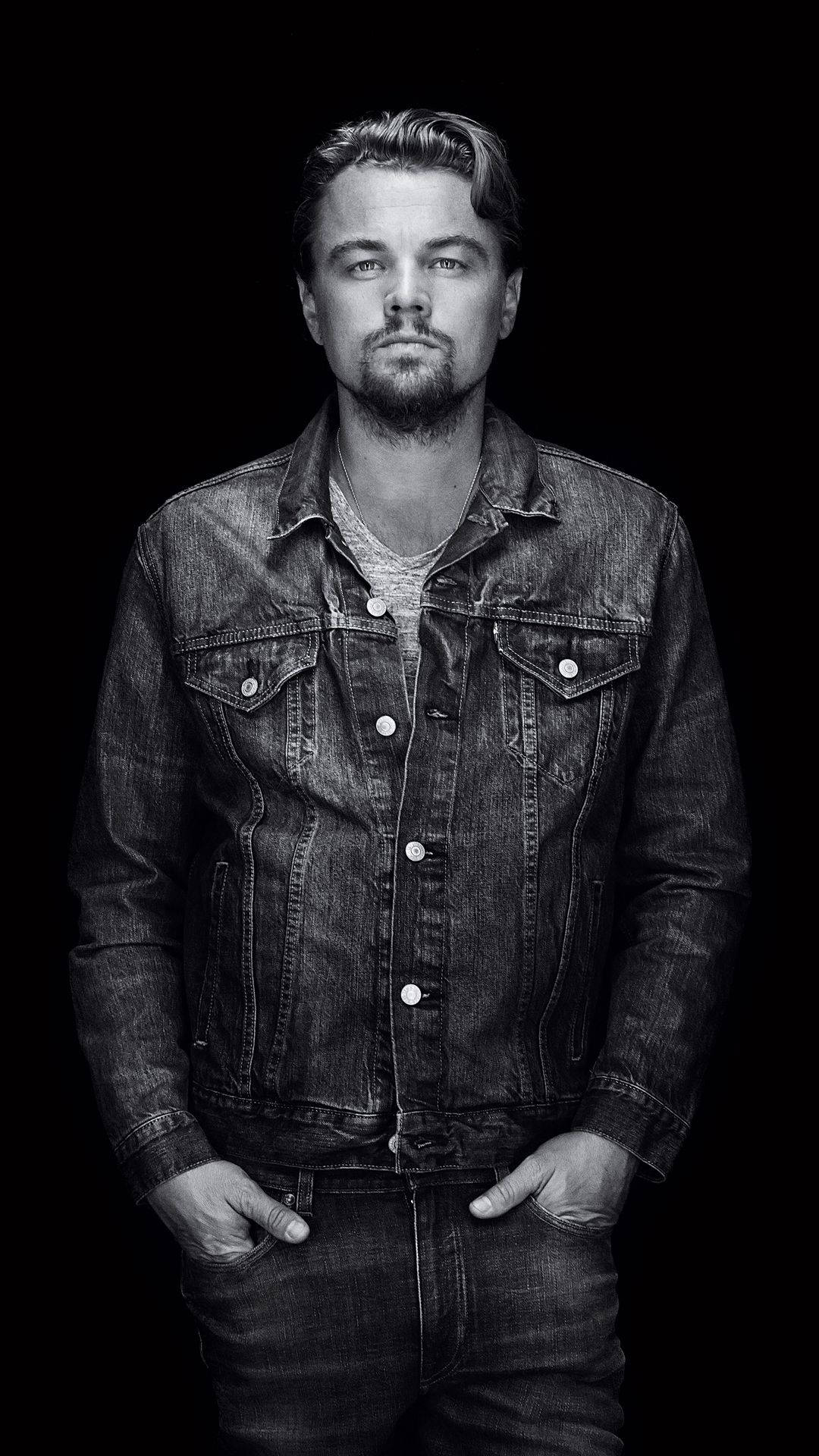 Leonardo DiCaprio In Denim Wallpaper