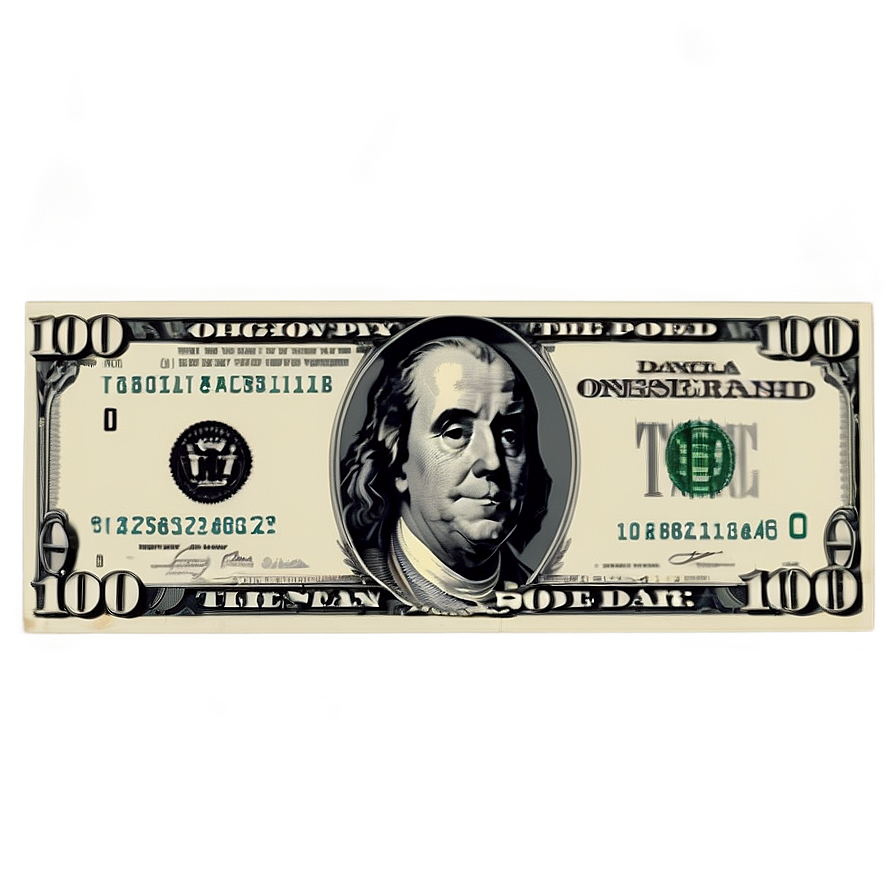 Download New 100 Dollar Bill Layout Png Jyn56 | Wallpapers.com