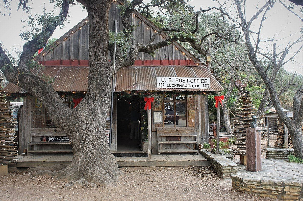 Old Luckenbach U.S Post Office Wallpaper