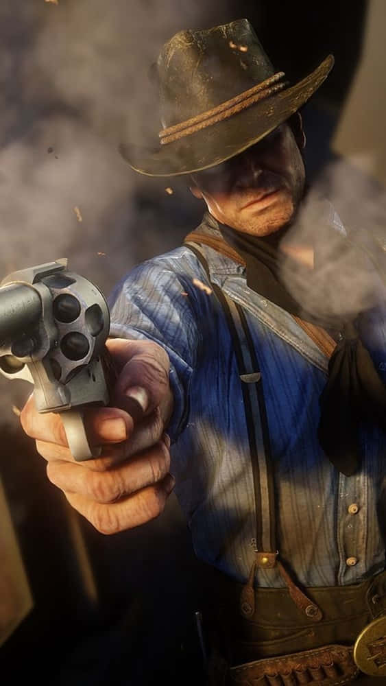 Pixel 3xl Red Dead Redemption 2 Background Arthur Morgan Smoking Gun