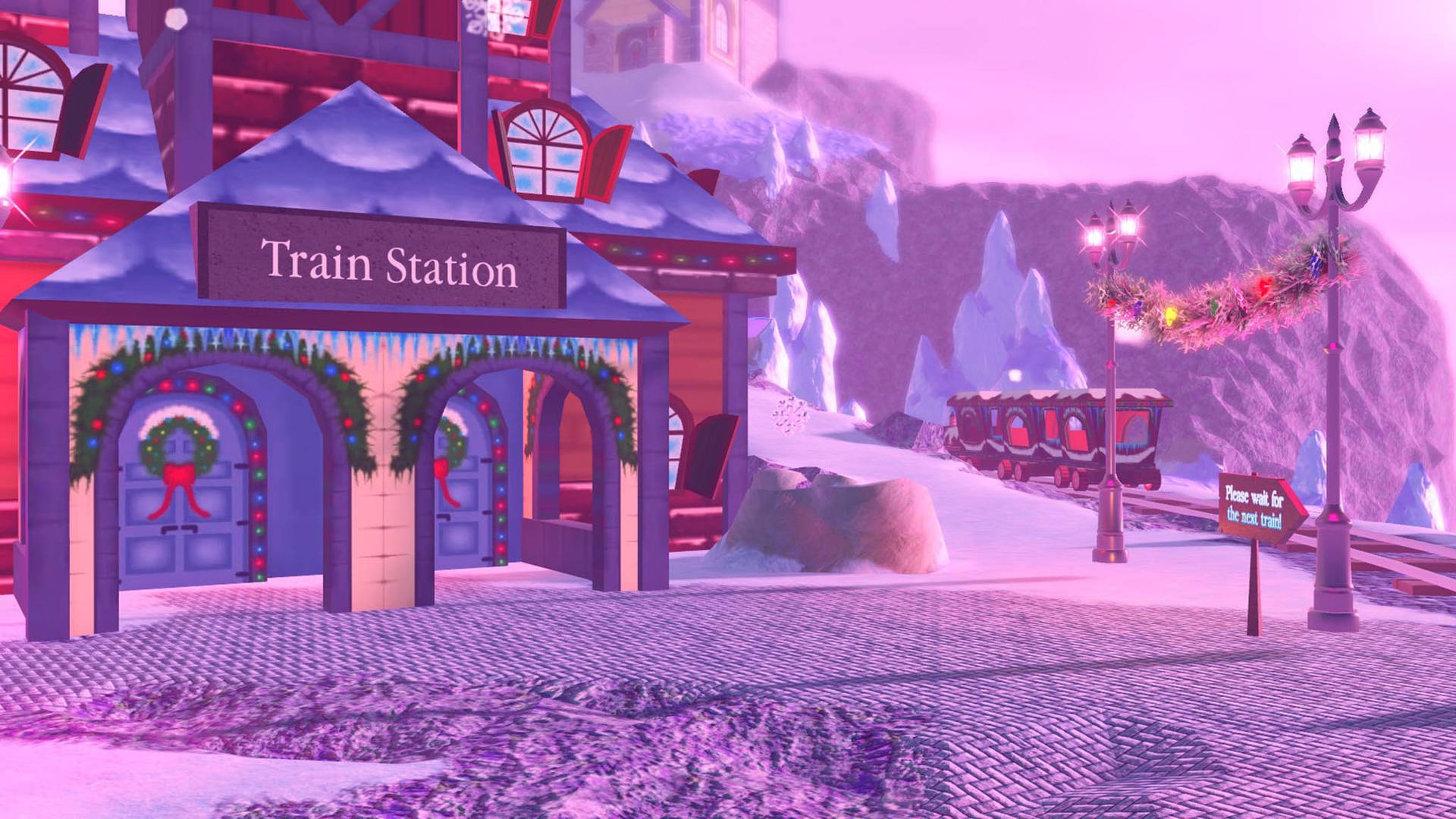 Royale High Train Station Wallpaper