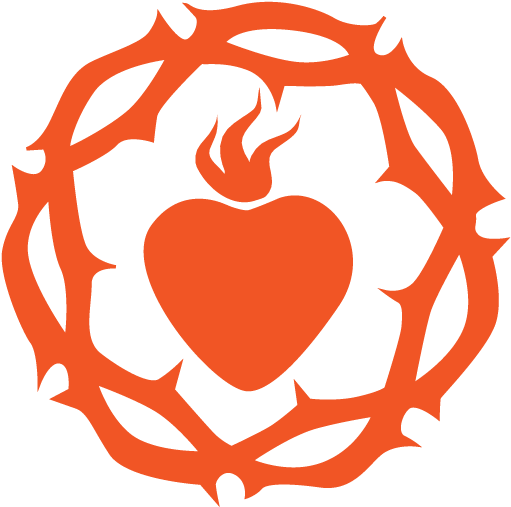 Download Sacred Heart Flame Graphic | Wallpapers.com