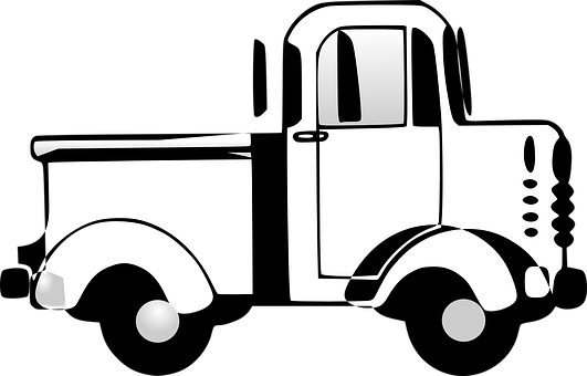 Download Semi Truck Silhouette Graphic | Wallpapers.com