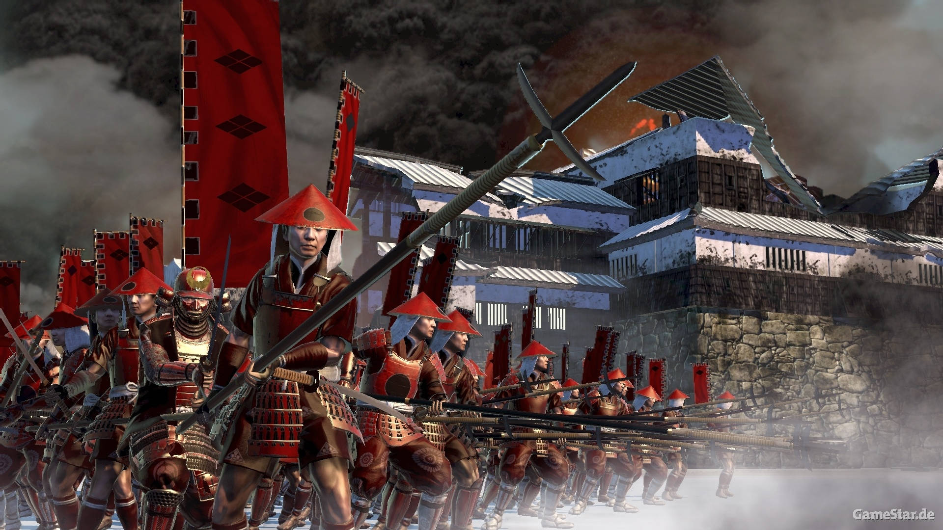 Ejércitode Samuráis De Shogun 2 Total War Fondo de pantalla