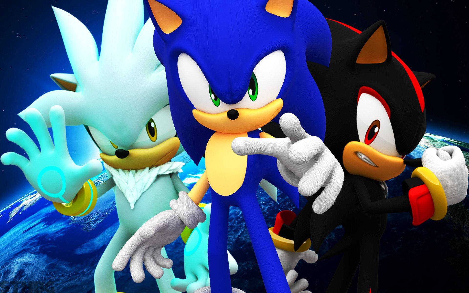 Silver Sonic And Shadow The Hedgehog PFP Wallpaper