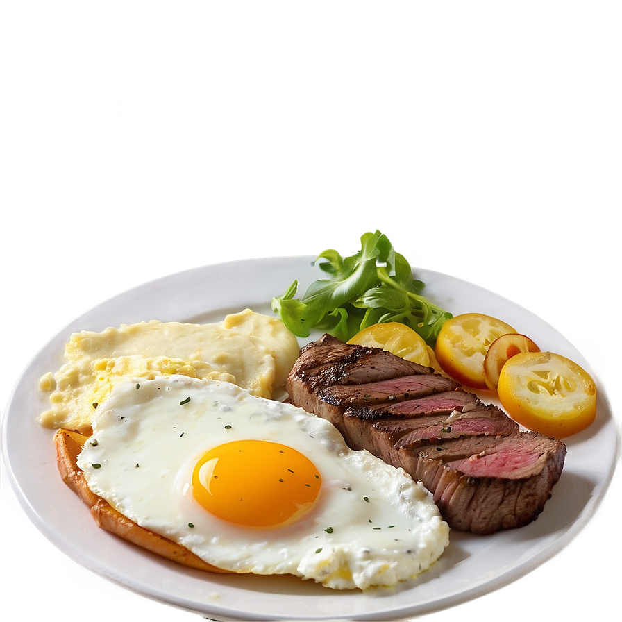 Download Steak And Eggs Breakfast Png 05252024 | Wallpapers.com