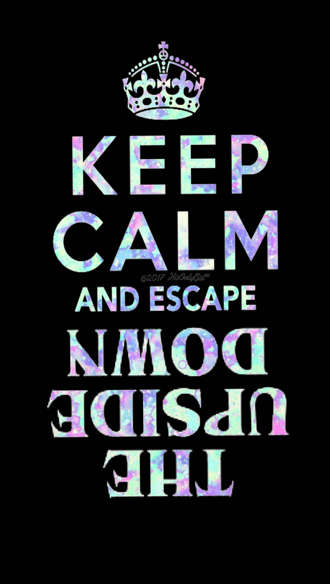 Keep Calm and Escape Wallpaper