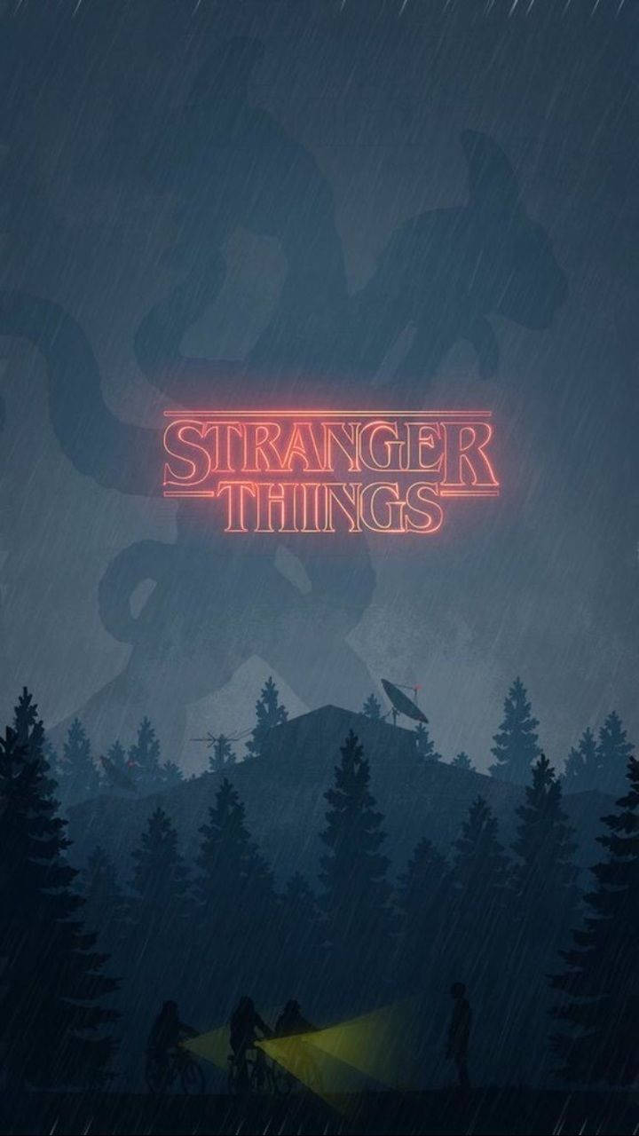 The Dark Monster Of Stranger Things Wallpaper