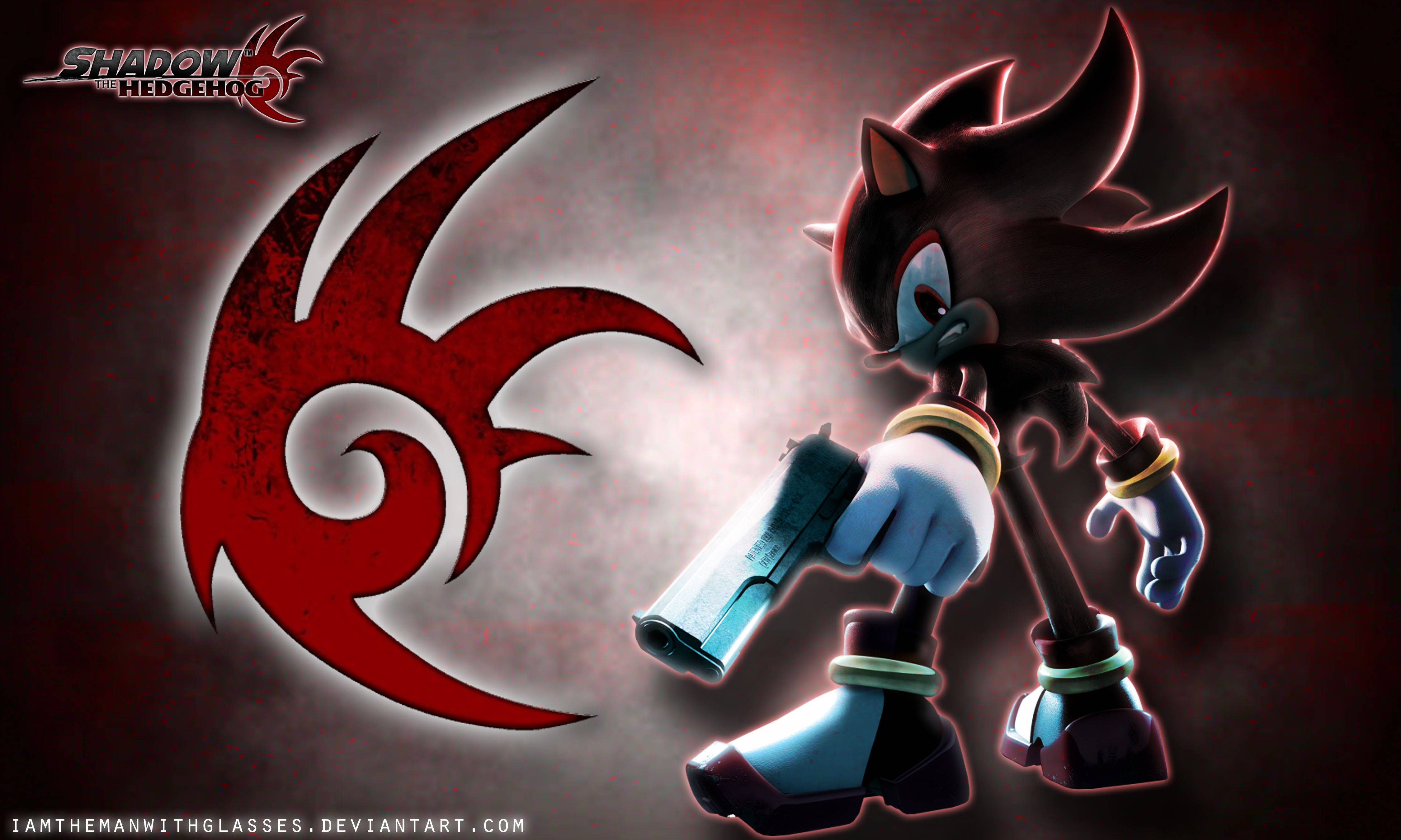 Stunning Shadow The Hedgehog PFP 3D Digital Art Wallpaper