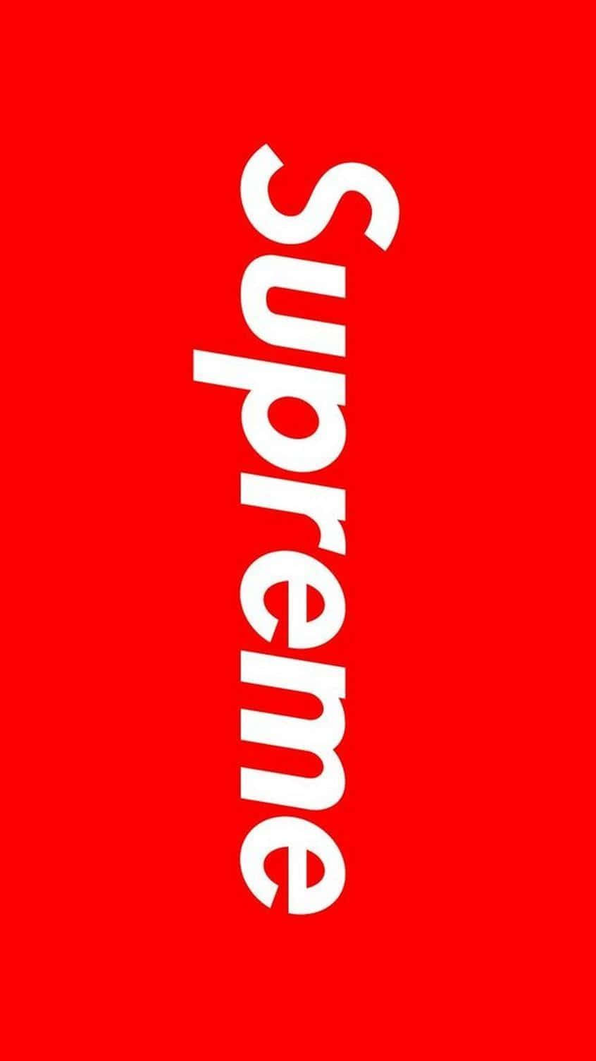 Supreme Logo Background