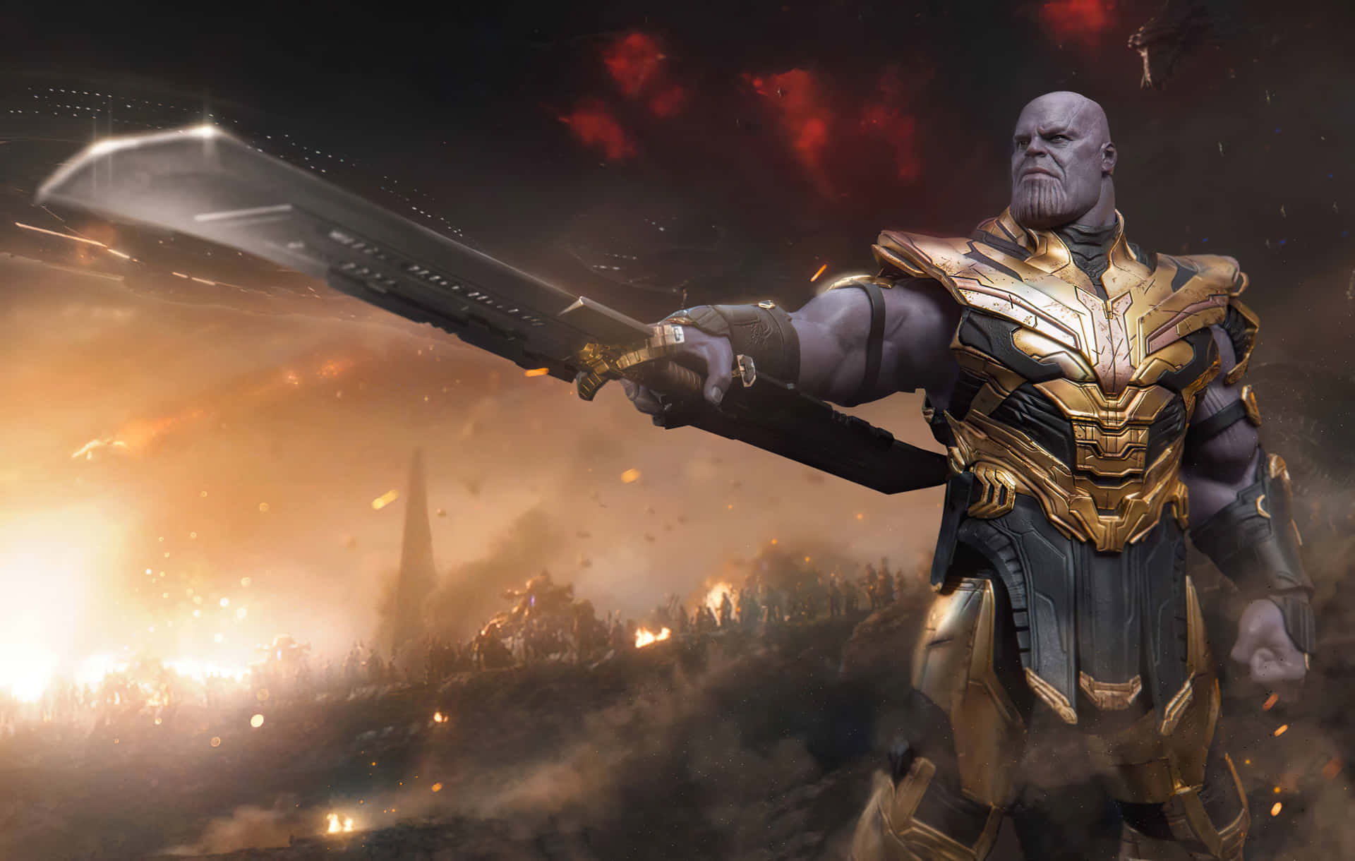 Thanos 4k Digital Leading Army Wallpaper