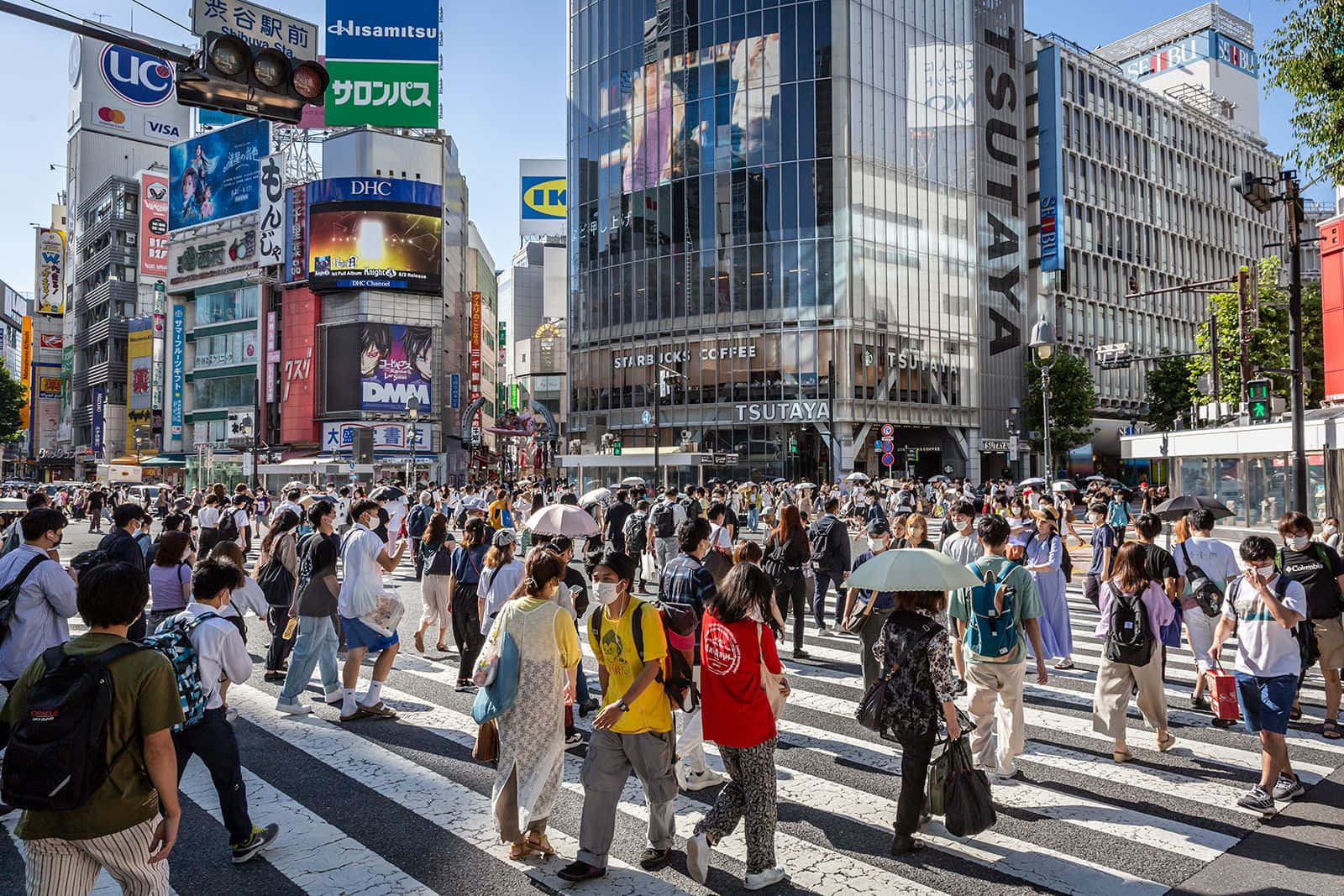 Taking in the stunning skyline of Tokyo, Japan