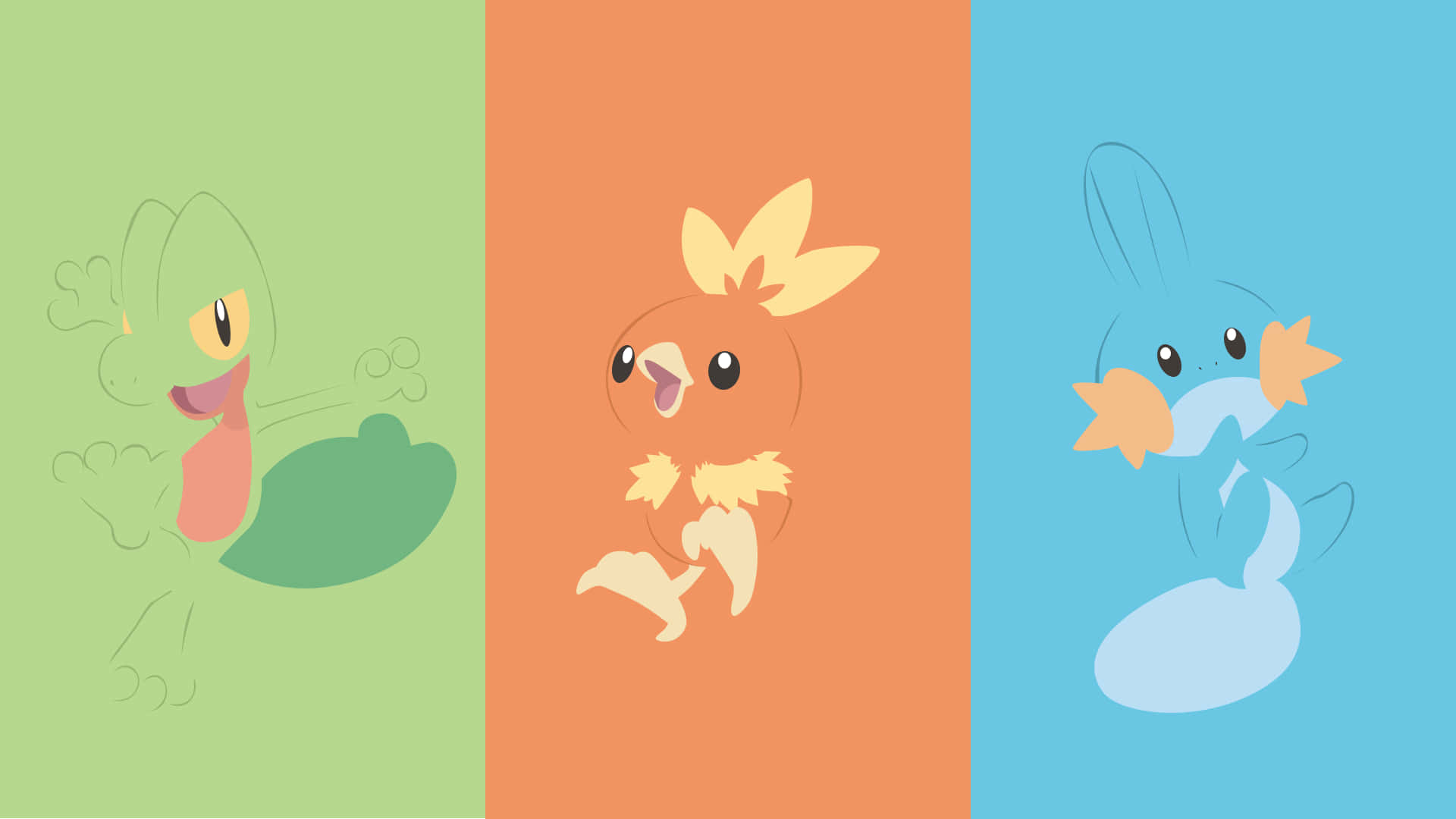 Mudkip Evolutions Wallpaper