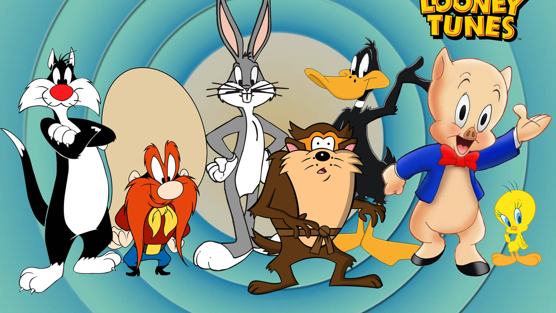 Yosemite Sam Looney Tunes Cartoon Family Wallpaper