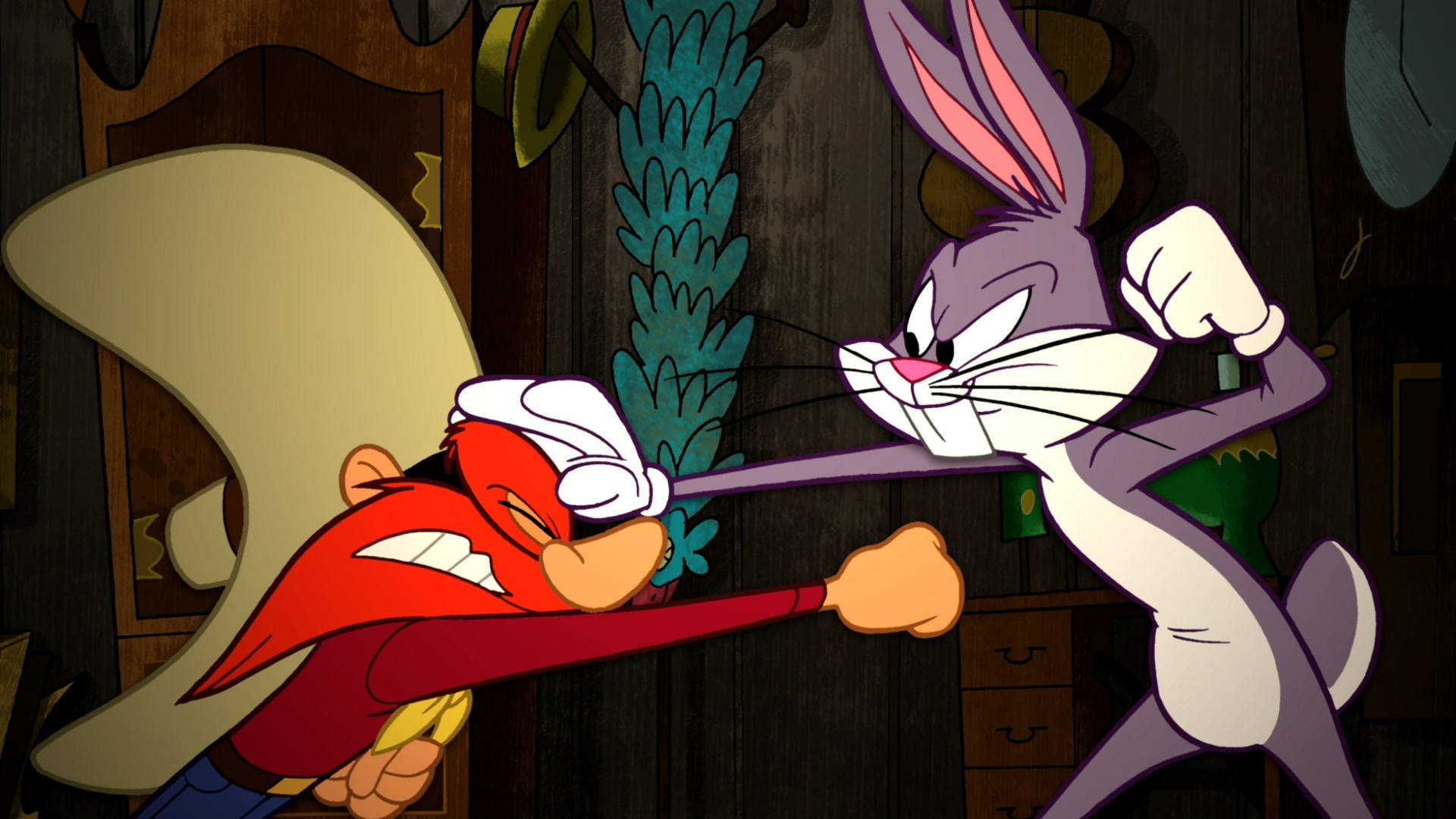 Yosemite Sam Vs Bugs Bunny Wallpaper