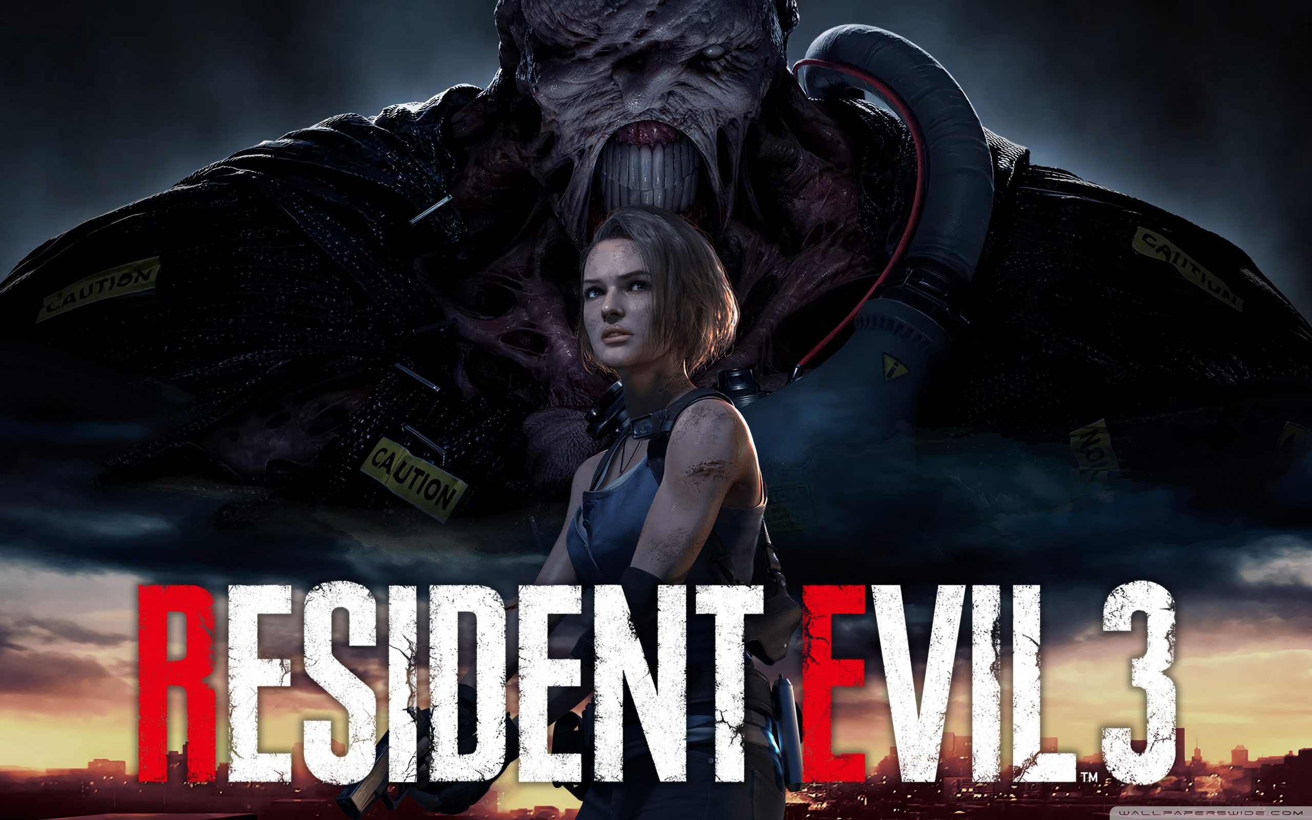 Resident Evil 3 Nemesis 2020 8K Jill Ultra HD Desktop Background ...